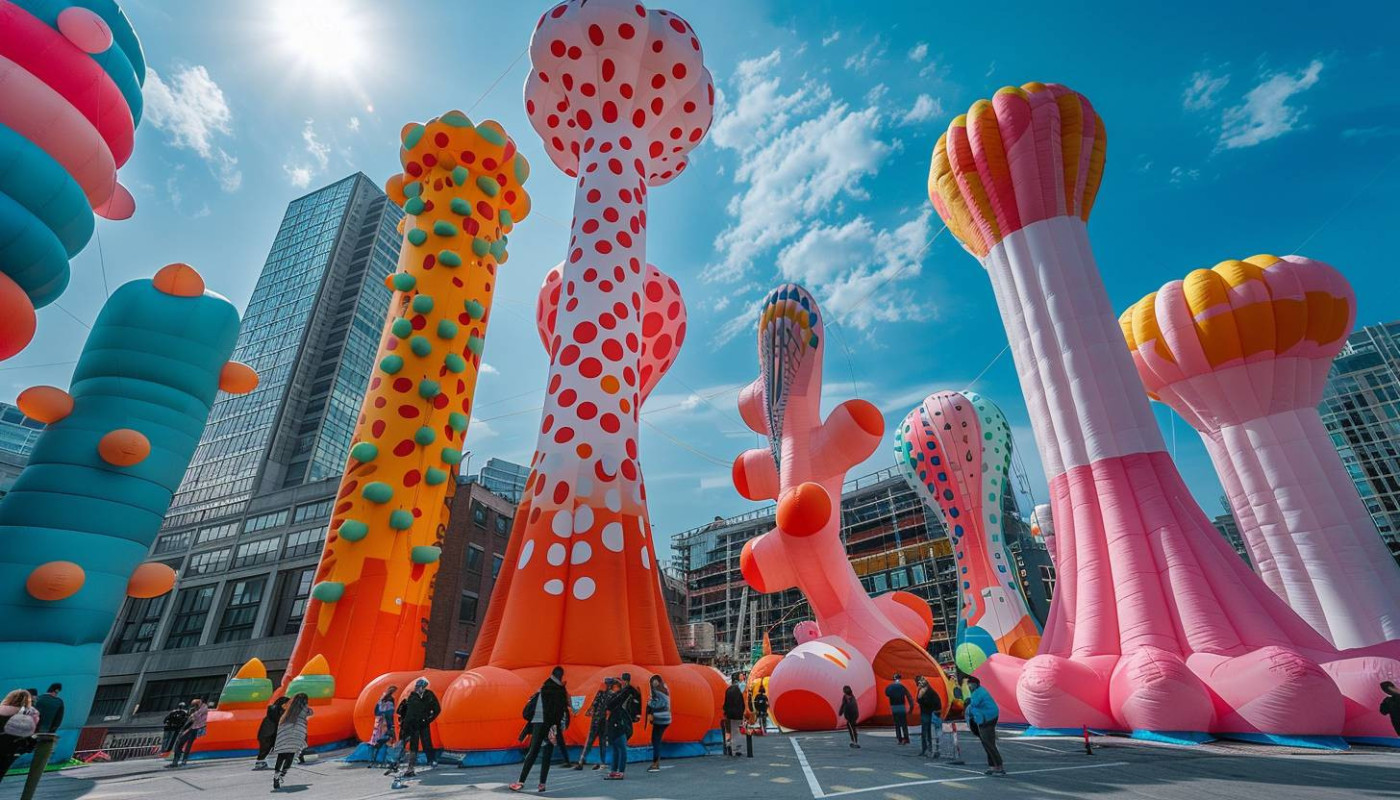 Comment les structures gonflables géantes transforment le marketing visuel