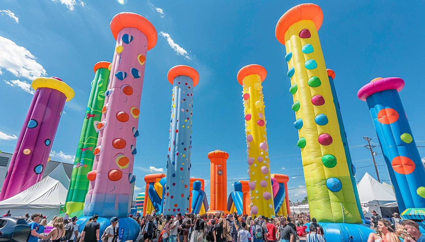 Maximiser l'impact des événements avec des structures gonflables personnalisées